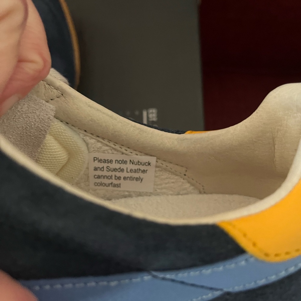 Gola Elan Sneakers, Navy, VistaBlue, and Sun - Picture 7 of 10
